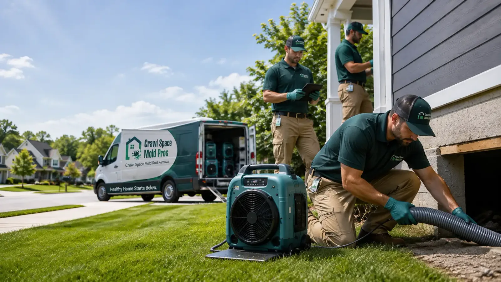 Crawl Space Mold Removal in Braddyville, IA